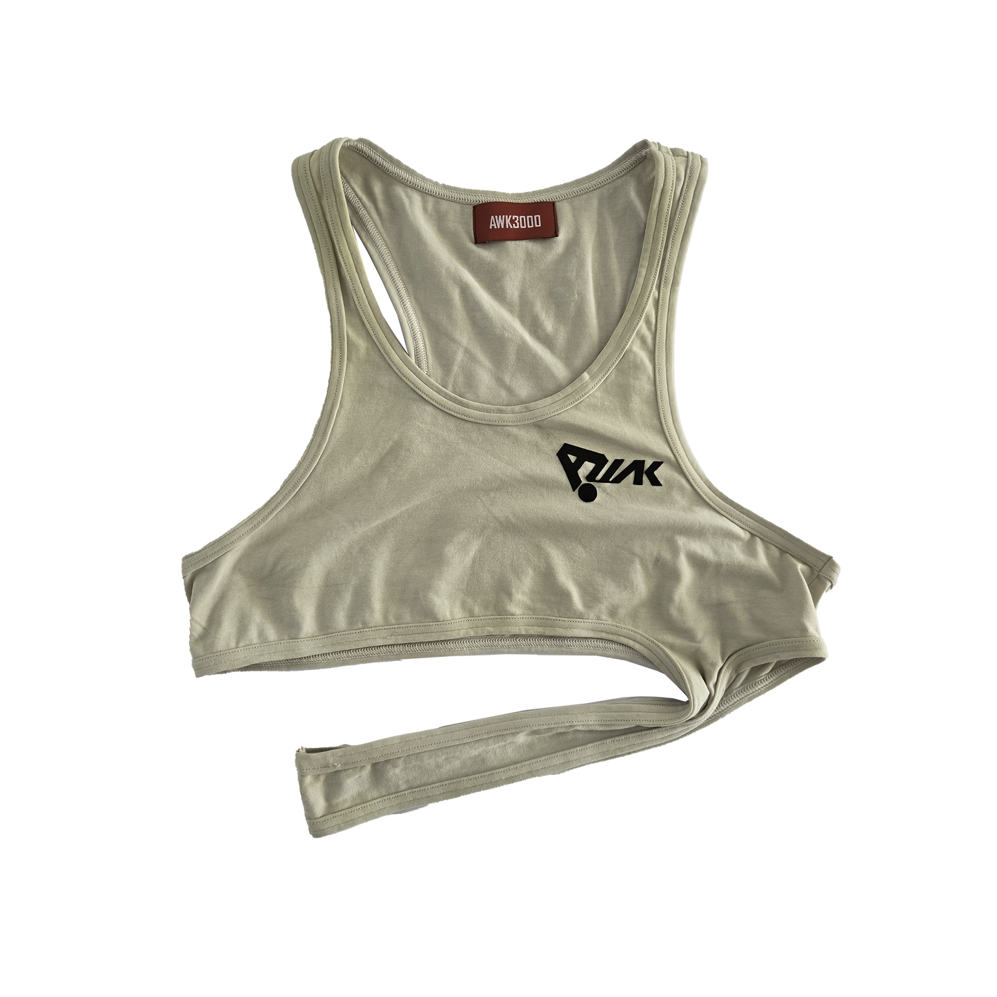 STRAPPED 'AWK' CROP TANK