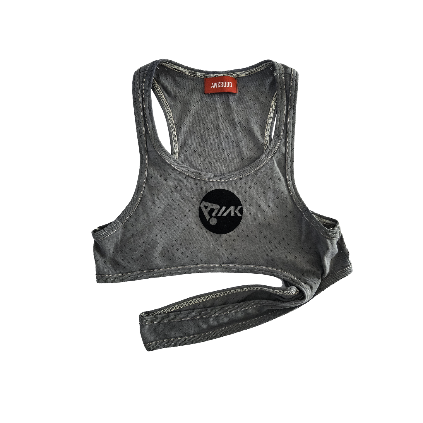 STRAPPED 'LOGO' CROP TANK