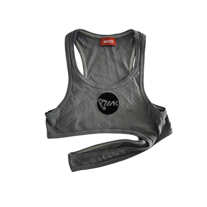 STRAPPED 'LOGO' CROP TANK