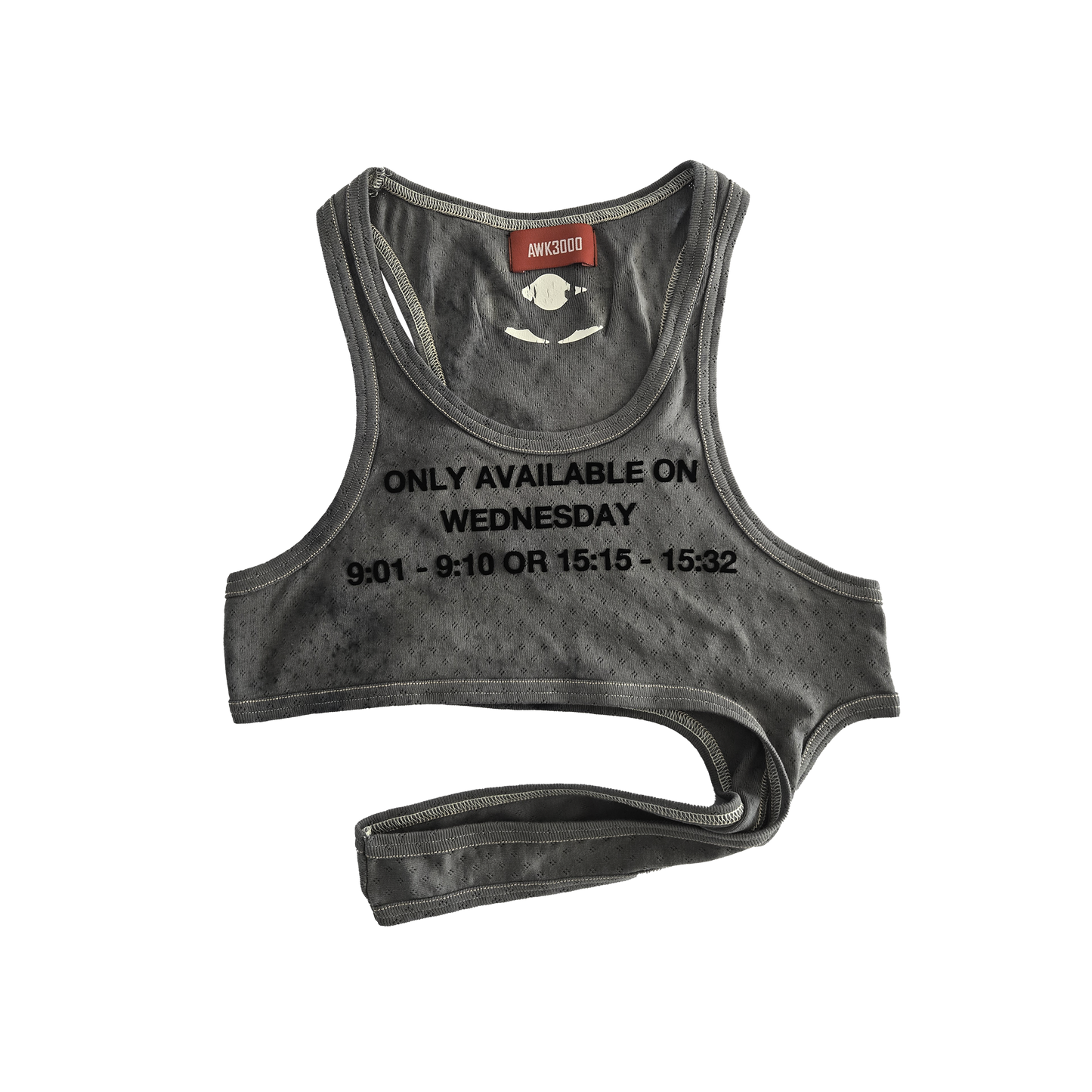 STRAPPED 'WEDNESDAY' CROP TANK