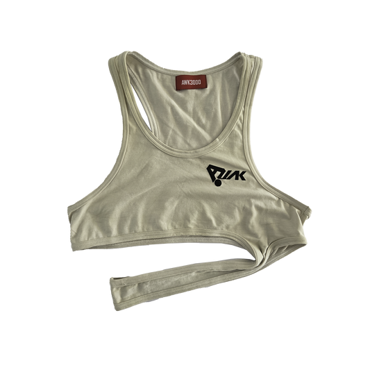 STRAPPED 'AWK' CROP TANK