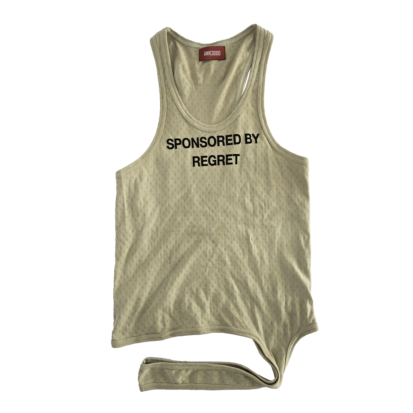 STRAPPED 'REGRET' TANK